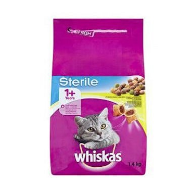 Whiskas Dry s kuřecím masem 1,4 kg STERILE