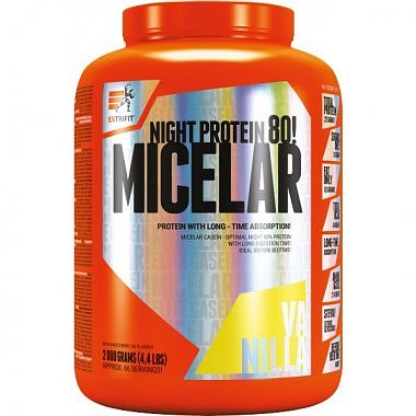 Extrifit Micelar Casein - 2000 g, vanilka