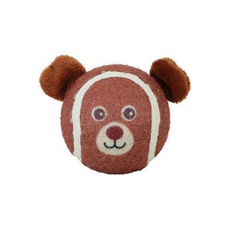 Hračka pes TENNIS BALLS míček Méďa M Zolux