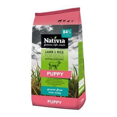 Nativia Dog Puppy Lamb & Rice 3 kg