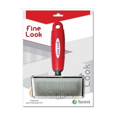 Kartáč jemný Fine Look L red image 12 x 18 cm