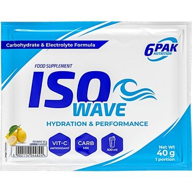 6Pak Nutrition Isotonic Iso Wave - 40 g, citron