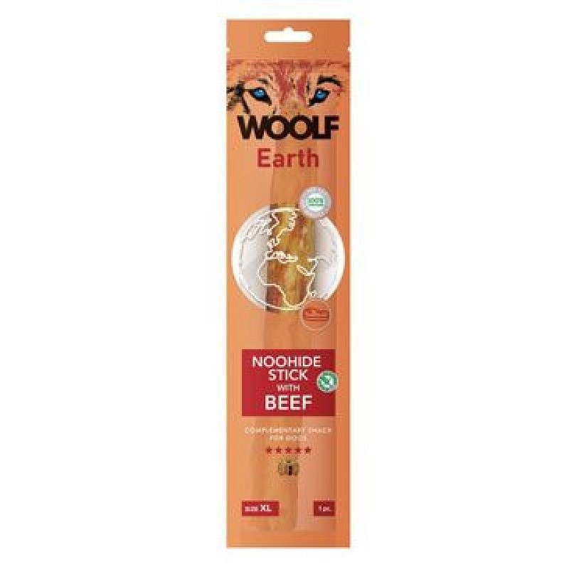 Woolf pochoutka Earth NOOHIDE XL Stick with Beef 85 g