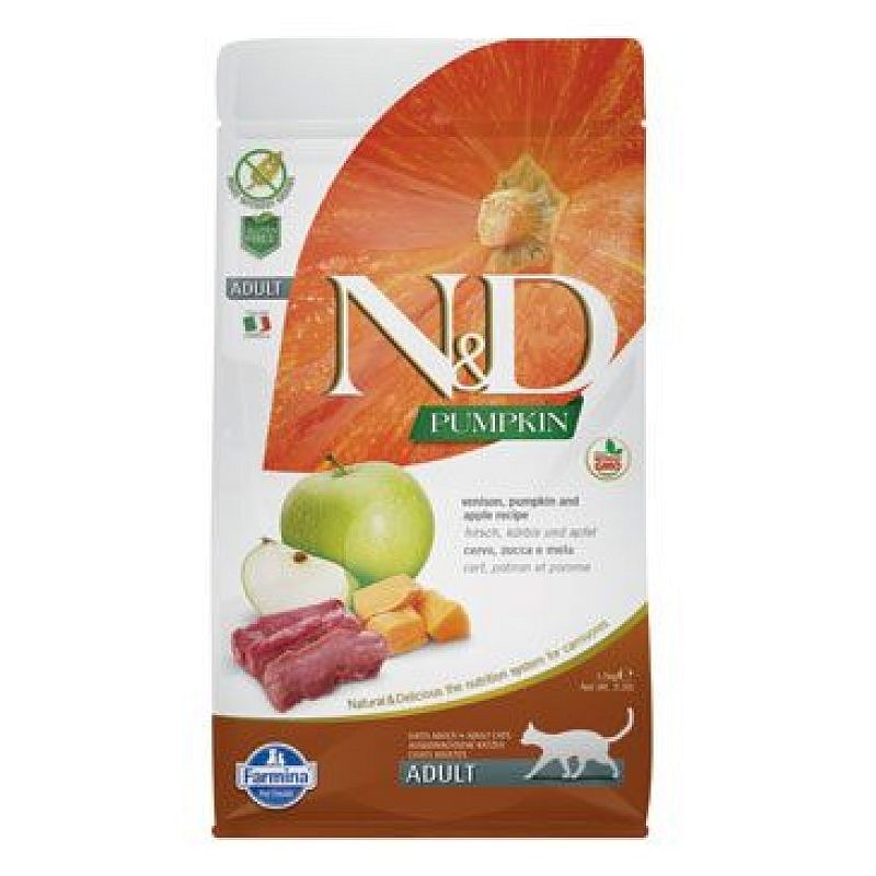 N&D Pumpkin CAT Venison & Apple 300 g