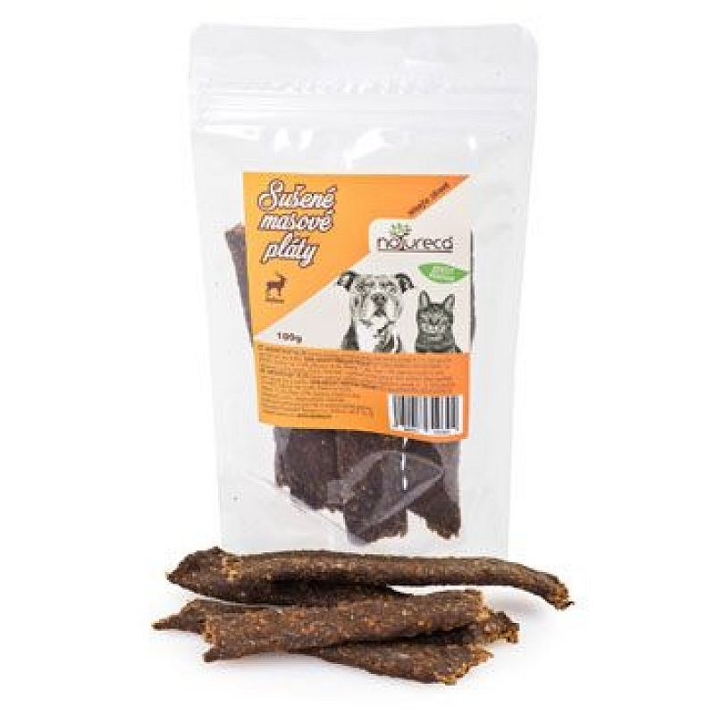 Natureca Masové pláty Jelen 100% maso 100 g