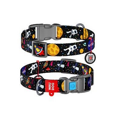 Obojek nylon NASA QR (35-58cm/2,5cm)