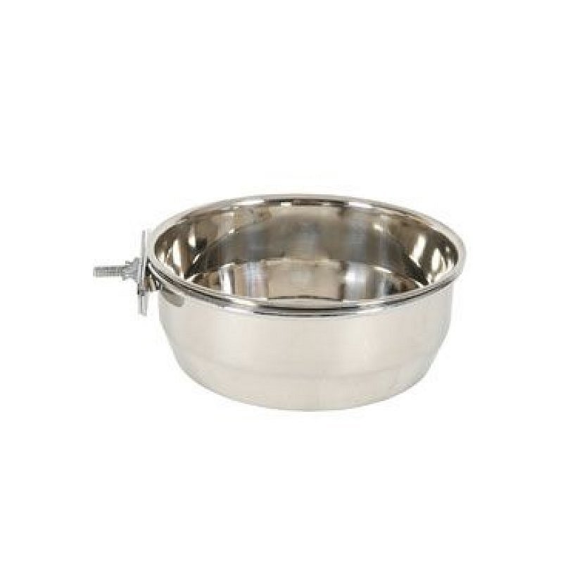 Miska nerez pro ptáky se šroubkem 1,34 l Zolux