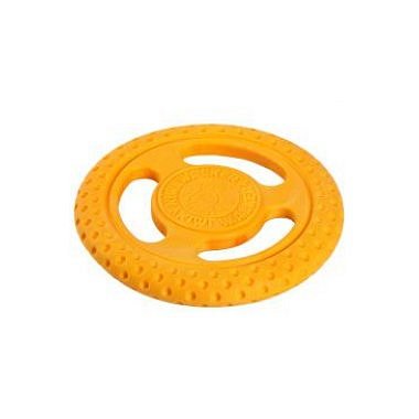 Hračka pes FRISBEE MAXI plov. z TPR oranžová Kiwi