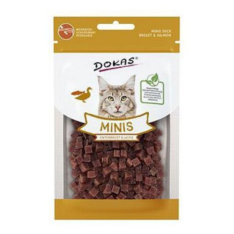 Dokas Minis Kostičky kachna, losos, šanta 30 g