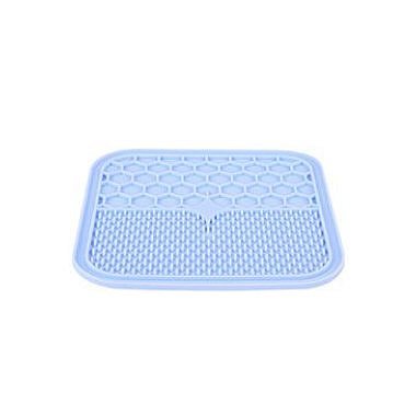 Lízací podložka pro psy SILICONE modrá M Zolux