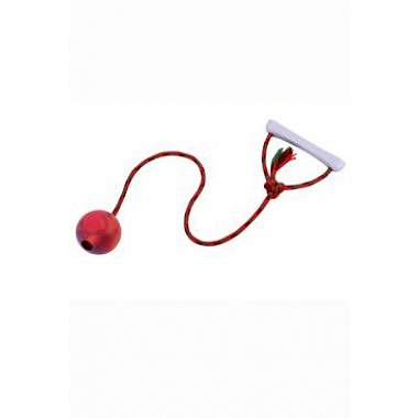 SUM-PLAST Míč aport. na šňůrce plovací Vanil. 8 cm