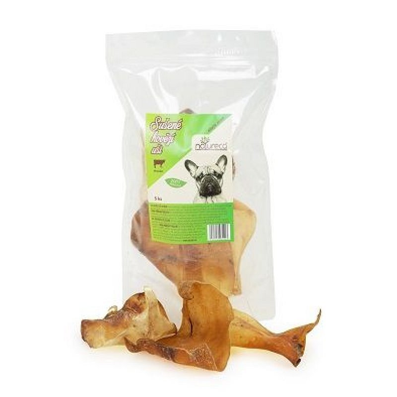 NATURECA Hovězí uši sušené 5 ks