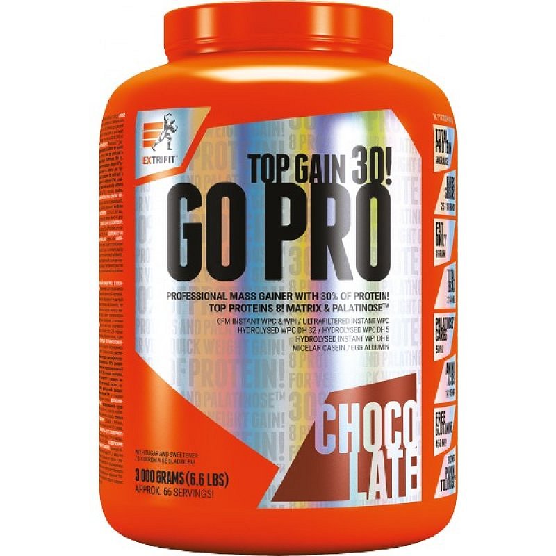 Extrifit Go Pro 30 - 3000 g, čokoláda