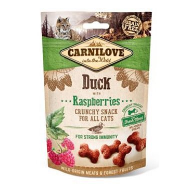 Carnilove Cat Crunchy Snack Duck & Raspberries 50 g