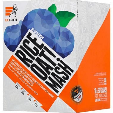Extrifit Rice & Oat Mash - 10x 50 g, kokos