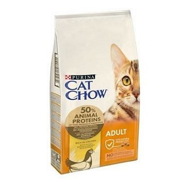 Purina Cat Chow - kuře, krůta 1,5 kg