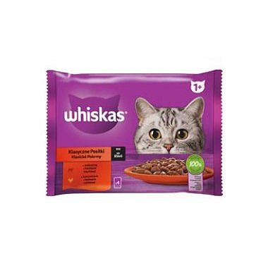Whiskas kaps. Klas. výběr zel. šťávy 4 x 85 g