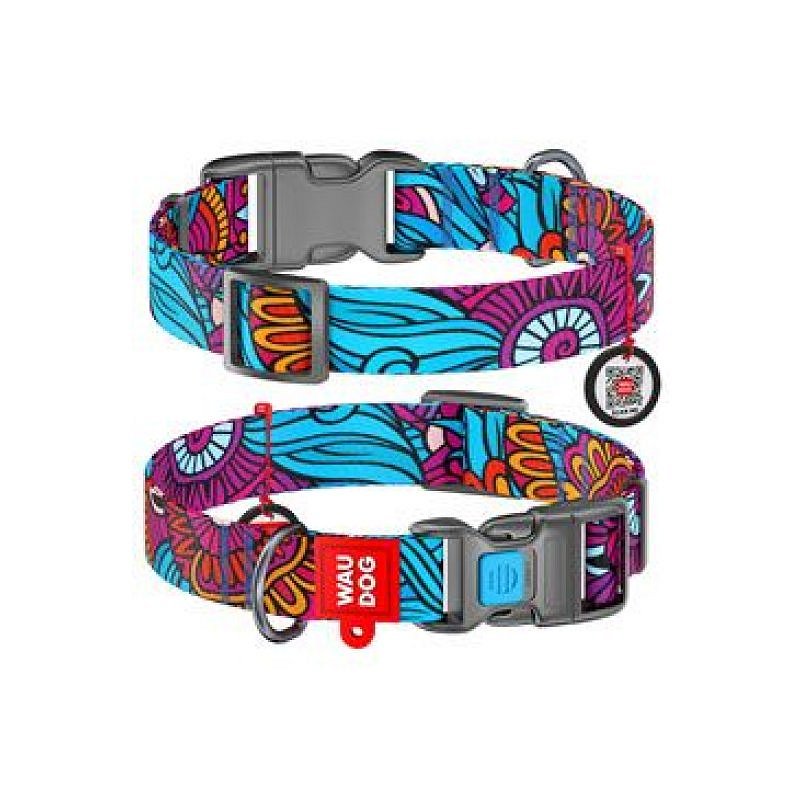 Obojek nylon Summer QR (35-58cm/2,5cm)