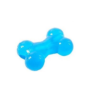 Kruuse Hračka pes BUSTER Strong S Bone světle modrá