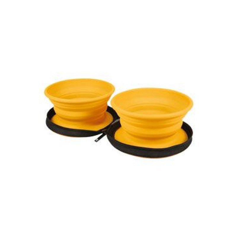 Cestovní dvojmiska oranžová 700 ml Kiwi