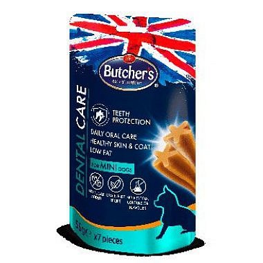 Butcher's Dog pochoutka Dental Care mini plemena 56 g