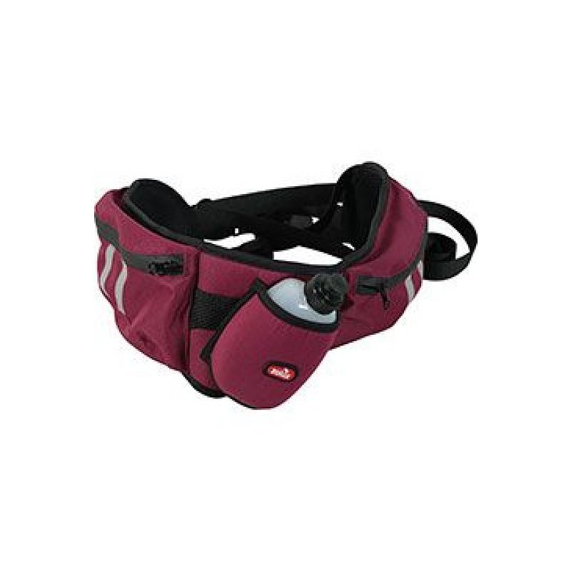 Zolux Sportovní opasek BIVOUAK s lahví 250ml červená