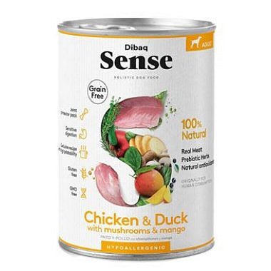Dibaq Sense konzerva Adult Chicken & Duck 380 g