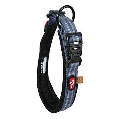 Zolux Obojek pes BIVOUAK nastavitelný 35-45cm modrá