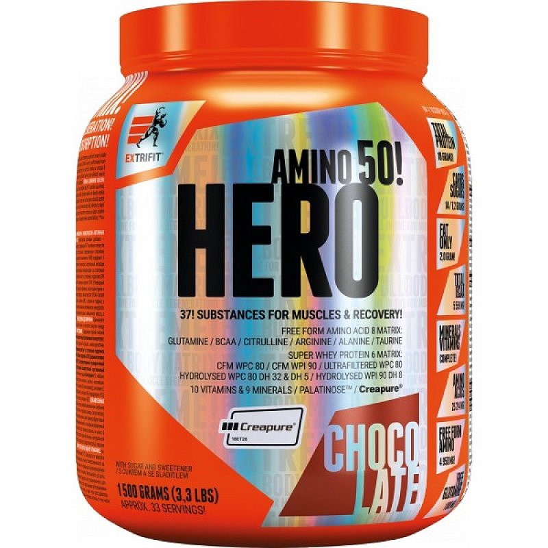 Extrifit Hero - 1500 g, vanilka
