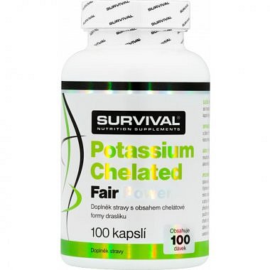 Survival Draslík • Potassium Chelated Fair Power 100 cps
