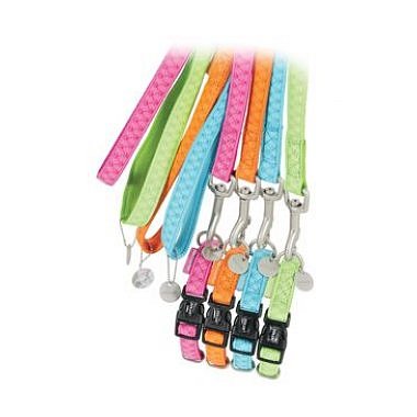 Zolux Vodítko pes MAC LEATHER tyrkys 10 mm délka 1,2 m