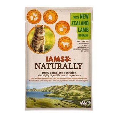 Iams Cat jehněčí v omáčce kapsa 85 g