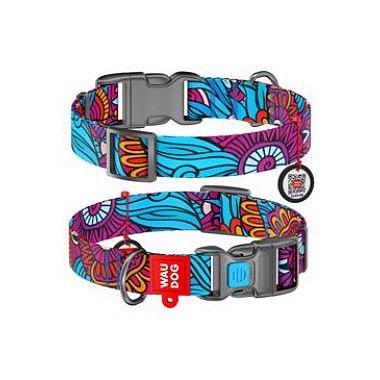 Obojek nylon Summer QR (35-58cm/2,5cm)