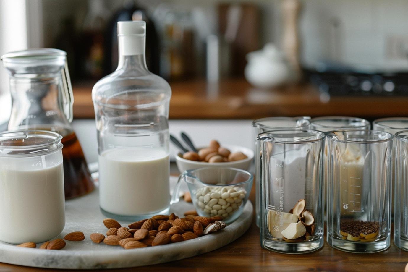 priprava mandloveho mleka